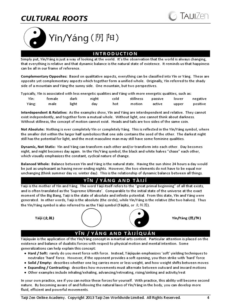 L1.02 YinYang-Culture v1 | PDF | Yin And Yang