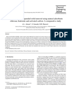 Residual Oil and Suspended Solid Removal Using Natural Adsorbents Chitosan, Bentonite and Activated Carbon: A Comparative Study