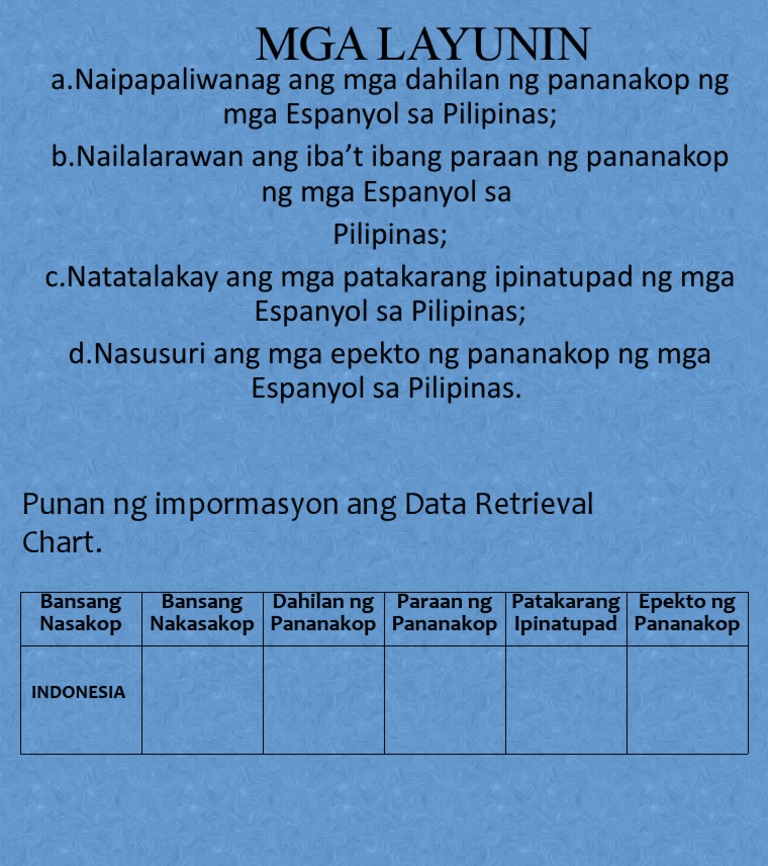 Mga Layunin | PDF