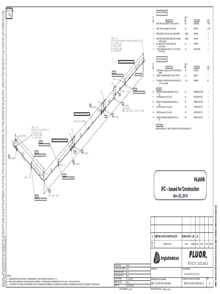 Ifc - Issued For Construction: Angloamerican | PDF | Mechanical ...