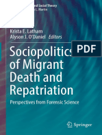 Sociopolitics of Migrant Death and Repatriation: Krista E. Latham Alyson J. O'Daniel Editors