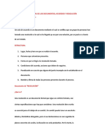 Estructura y Diferencias de Los Documentos