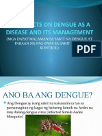 Basic Facts On Dengue As A Disease and Its Management