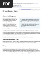 Breuss Cancer Cure: Abstract and Key Points