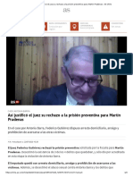 Así justificó el juez su rechazo a la prisión preventiva para Martín Pradenas - AS Chile