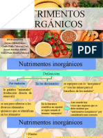 Nutrimentos Inorgánicos..