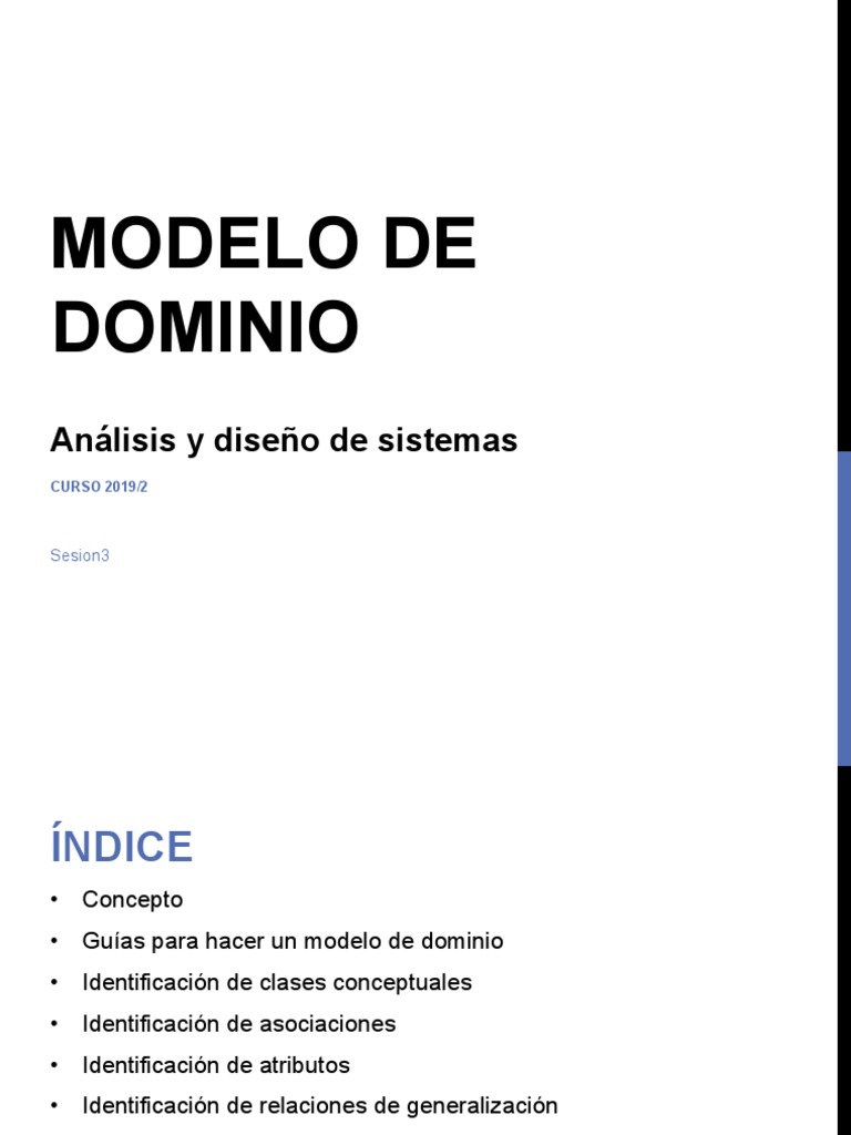 Modelo Dominio | PDF | Objeto (informática) | Ingeniería de software