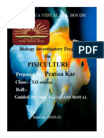 Pisiculture Pratisa Kar: Biology Investigatory Project