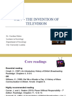 WK 7 - The Invention of Television