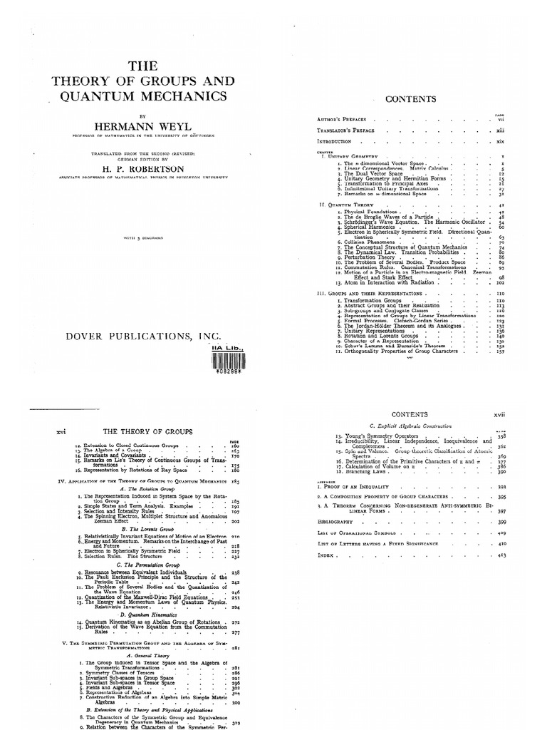 WEYL GROUP THEORY AND QUANTUM MECHANICS PDF visual data 3