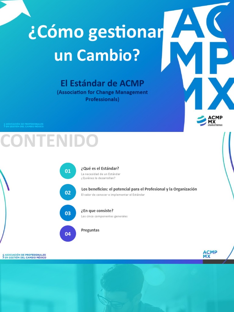Estándar de Gestión del Cambio ACMP | PDF | Patrocinador (Comercial ...