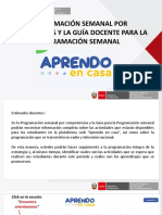 PPT PROGRAMACION SEMANA DOCENTE