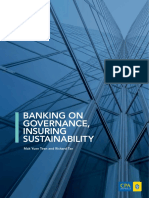 Banking On Governance, Insuring Sustainability