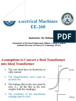 Electrical Machines EE-260: Instructor: DR Mehmood Alam