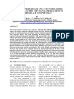 Some Tensile Properties of Unsaturated Polyester Resin Reinforced With Varying Volume Fractions of Carbon Black Nanoparticles