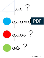 Affiches Qui Où Quand Quoi