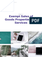(PDF) Tax-42 Module 2.1 - Exempt Sales of Goods Properties and Services PDF