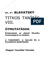 BLAVATSKY - Utmutatások