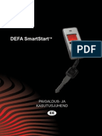 Defa WarmUp Smart Start Juhtimispuldi Paigaldus-Ja Kasutusjuhend