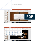 Aim: Create A Slide Show in A Power Point Presentation