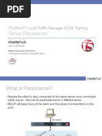 Server Persistence: F5 BIG-IP: Local Traffic Manager (LTM) Training