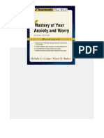 Mastery of Anxiety & Worry Complete Patient Workbook Edited 2020 PDF