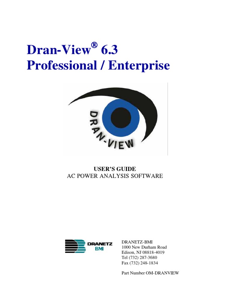 Dran-View 6.3 Professional / Enterprise: Ac Power Analysis Software ...