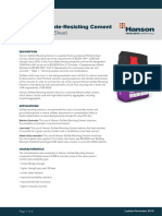 Technical Data Sheet: Hanson Sulfate-Resisting Cement