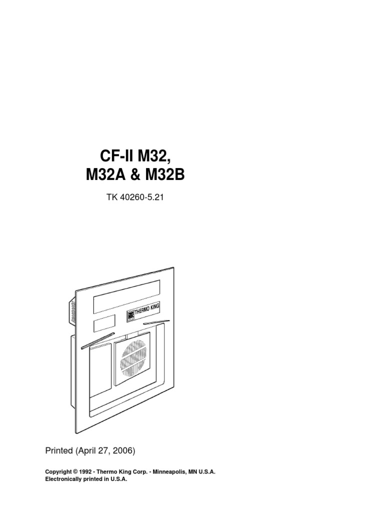 Thermo King Parts Manual CFII M32 (uPA) P PDF PDF Heat Exchanger