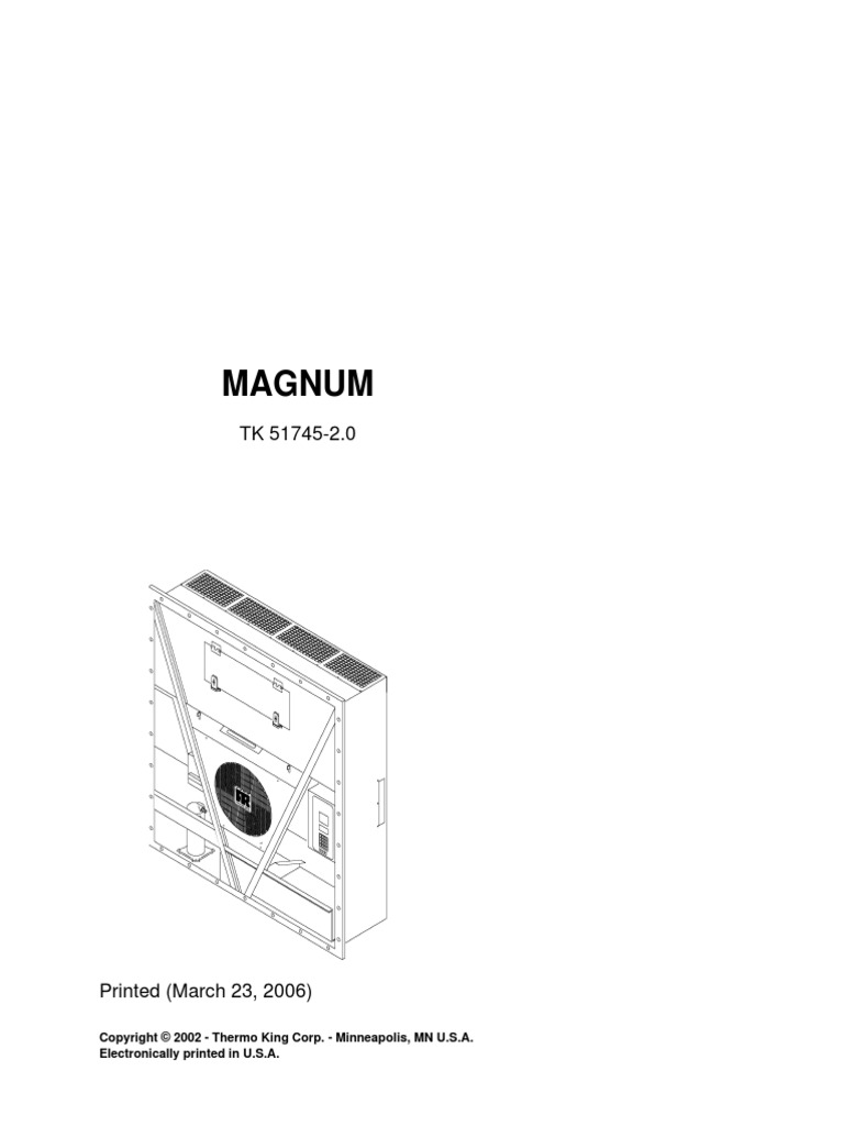 Thermo King Parts Manual MAGNUM (517454PM Rev 2) PDF Pipe (Fluid