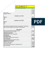 Manufacturing Cost Sheet Analysis