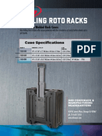 Case Specifications: Rotationally Molded Rack Cases