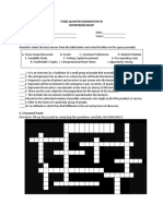 Third Quarter Examination in Entrepreneurship