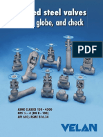 Forged Steel Valves Gate, Globe, and Check: Asme Classes 150 - 4500 NPS - 4 (DN 8 - 100) API 602/ASME B16.34