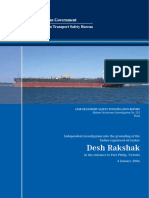 Desh Rakshak: Independent Investigation Into The Grounding of The Indian Registered Oil Tanker