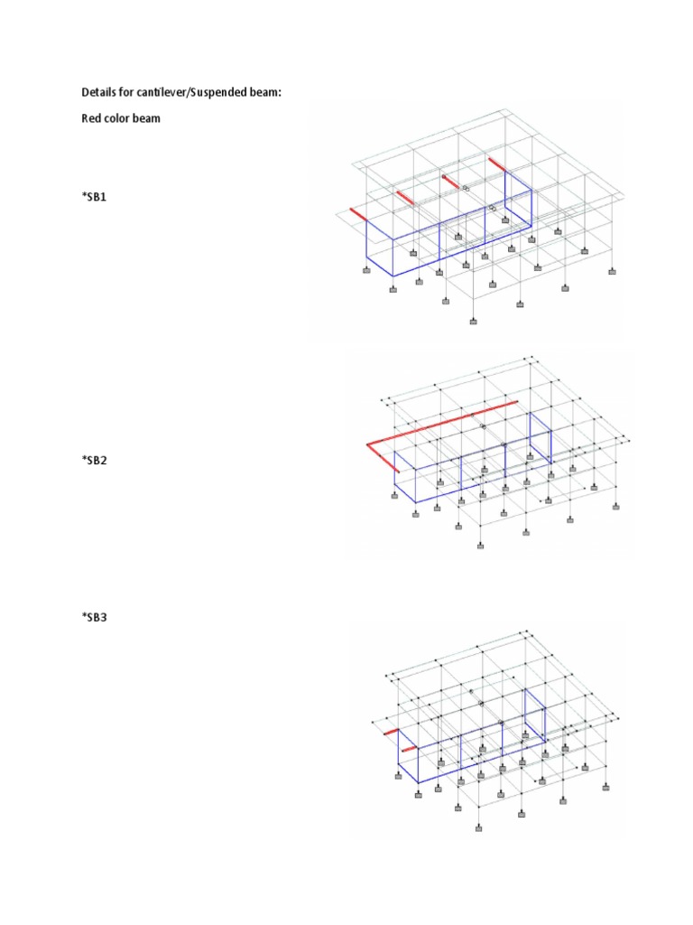 Cantilever Beam Details | PDF