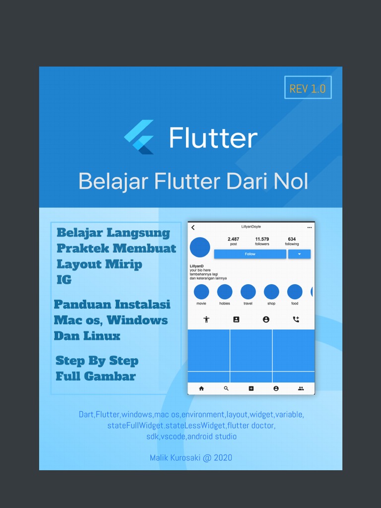 Panduan Instalasi Flutter untuk Pemula | PDF