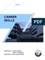 PDP TAR-808 Assignment 9 - Career Skills Introspection Strengths Weaknesses Solutions