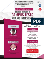 Campus Tests: and Job Interviews