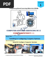 Computer Systems Servicing NC Ii: Core Competency # 1