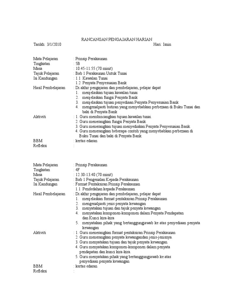 RPH 1 | PDF