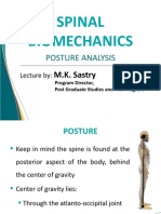 Spinal Biomechanics: Posture Analysis