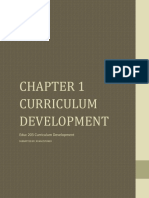 Written Report Curriculum Development