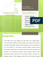 Hukum Dan Regulasi Keperawatan Dalam Peraktek Keperawatan Di Indonesia (Pak Pur)