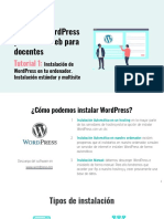 Tutorial 1. Instalación de WordPress en Tu Ordenador