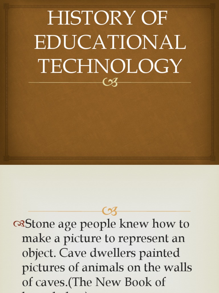 History of Educational Technology PDF Integrated Circuit Books