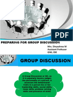 Preparing For Group Disucssion 1