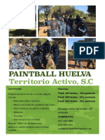 Precios Paintball 2019