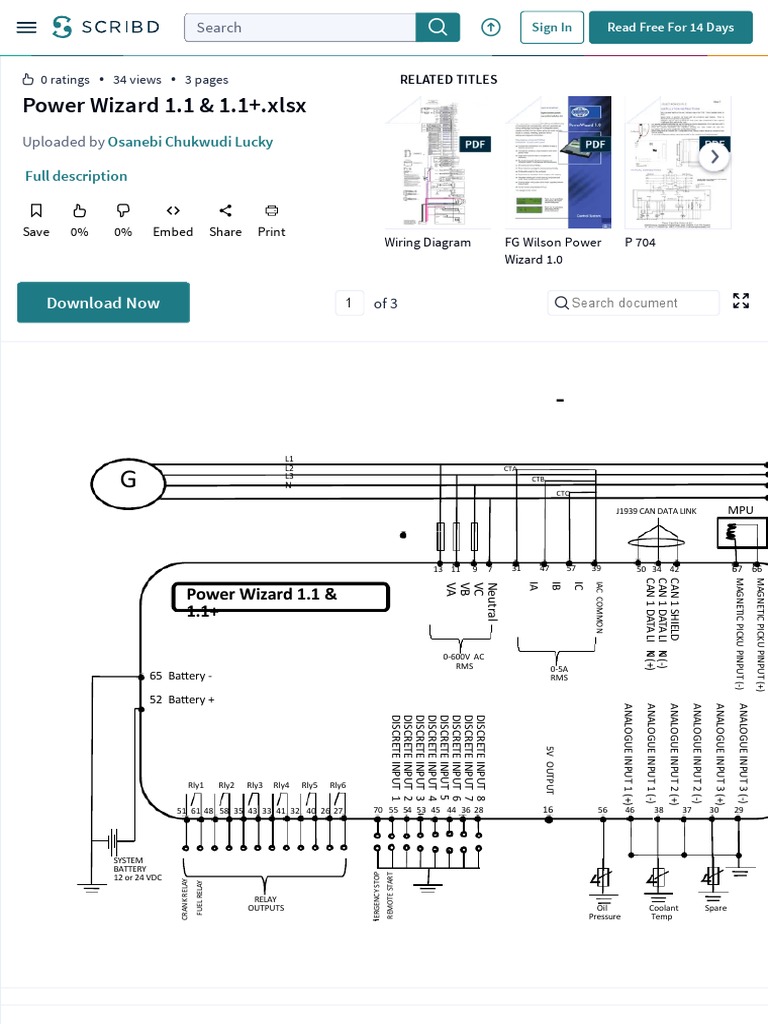 Power Wizard 1.1 & 1.1+.xlsx: Download Now | PDF | Electricity