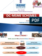 Dc-Msme Schemes: Govt. of India Ministry of Micro, Small & Medium Enterprises